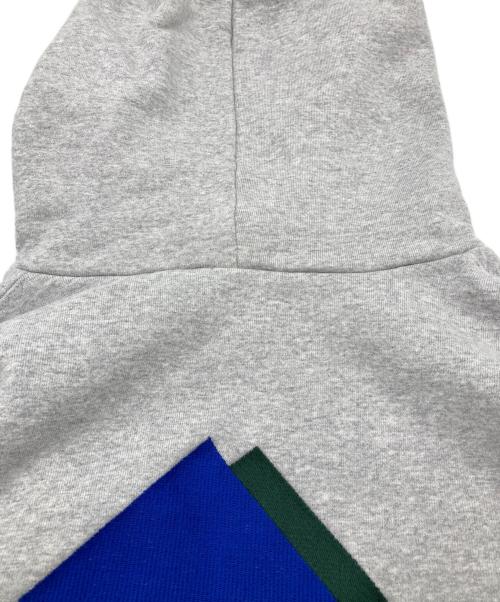 KEBOZ（ケボズ）KEBOZ (ケボズ) 刺繍パーカー グレー サイズ:Mの古着・服飾アイテム