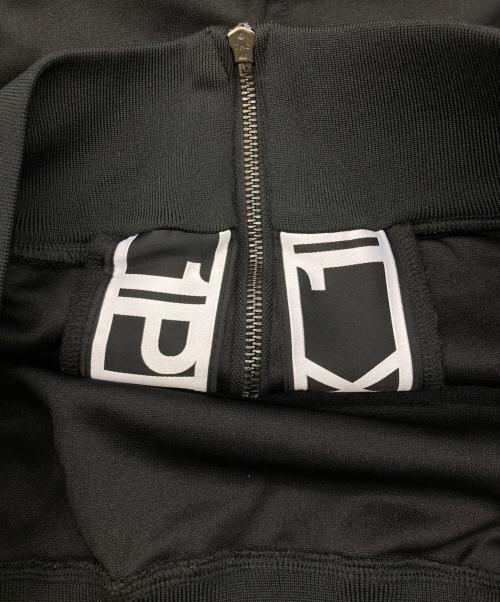 1PIU1UGUALE3 RELAX（ウノピゥウノウグァーレトレ リラックス）1PIU1UGUALE3 RELAX (ウノピゥウノウグァーレトレ リラックス) サイドライン セットアップ パーカー ジャージ ブラック サイズ:XLの古着・服飾アイテム