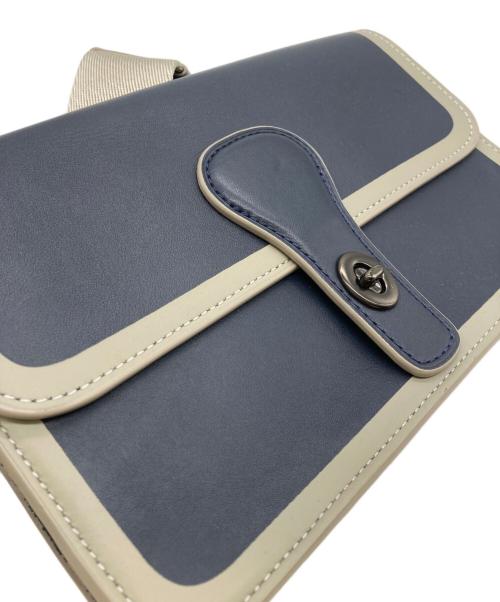 COACH（コーチ）COACH (コーチ) Turnlock Tab Belt Bag ネイビーの古着・服飾アイテム