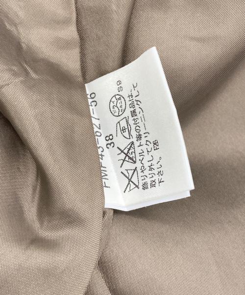 BURBERRY BLUE LABEL（バーバリー ブルー レーベル）BURBERRY BLUE LABEL (バーバリー ブルー レーベル) フレンチスリーブワンピース ブラウン サイズ:38の古着・服飾アイテム
