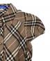 中古・古着 BURBERRY BLUE LABEL (バーバリー ブルー レーベル) フレンチスリーブワンピース ブラウン サイズ:38：10000円