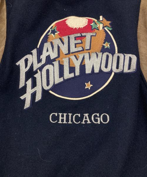 IRENE FASHIONS（アイレネファッション）IRENE FASHIONS (アイレネファッション) PLANET HOLLYWOOD スタジャン ネイビー サイズ:Sの古着・服飾アイテム