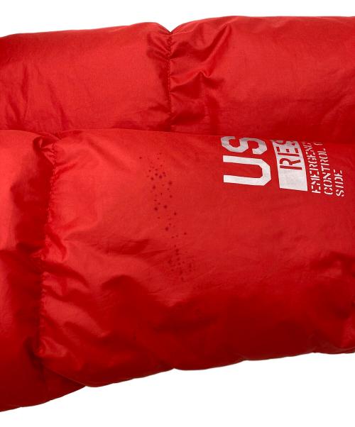 AVIREX（アヴィレックス）AVIREX (アヴィレックス) フーデッドカスタムダウンジャケット レッド サイズ:Lの古着・服飾アイテム