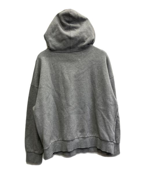 'S Max Mara（エスマックスマーラ）'S Max Mara (エスマックスマーラ) ロゴフーディ/ SAPORE グレー サイズ:Lの古着・服飾アイテム