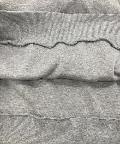 'S Max Mara（エスマックスマーラ）'S Max Mara (エスマックスマーラ) ロゴフーディ/ SAPORE グレー サイズ:Lの古着・服飾アイテム