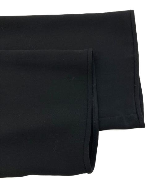 FOXEY NEWYORK（フォクシーニューヨーク）FOXEY NEWYORK (フォクシーニューヨーク) リボンブラウスノーカラージャケット ブラック サイズ:Mの古着・服飾アイテム