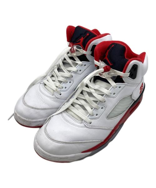 NIKE（ナイキ）NIKE (ナイキ) JORDAN BRAND AIR JORDAN 5 RETRO OG WHITE/FIRE RED-BLACK ホワイト サイズ:29の古着・服飾アイテム