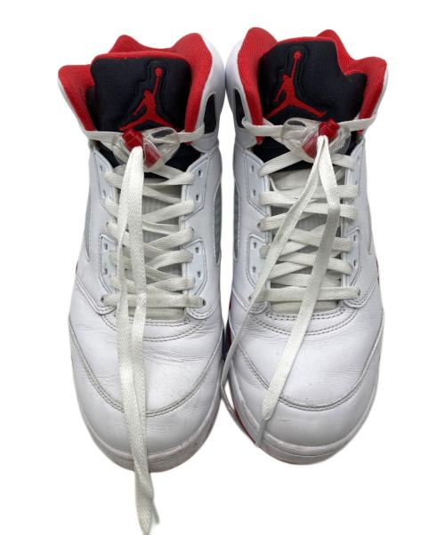 NIKE（ナイキ）NIKE (ナイキ) JORDAN BRAND AIR JORDAN 5 RETRO OG WHITE/FIRE RED-BLACK ホワイト サイズ:29の古着・服飾アイテム
