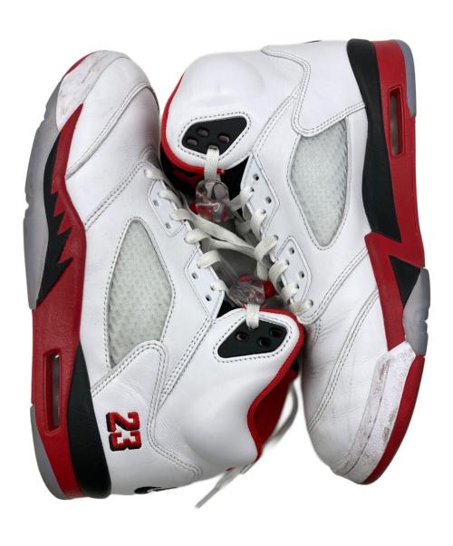 NIKE（ナイキ）NIKE (ナイキ) JORDAN BRAND AIR JORDAN 5 RETRO OG WHITE/FIRE RED-BLACK ホワイト サイズ:29の古着・服飾アイテム