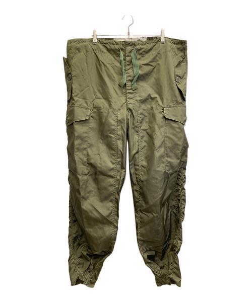 MILITARY（ミリタリー）MILITARY (ミリタリー) カナダ軍ECW WINDPROOFオーバーパンツ グリーン サイズ:EXTRA LARGEの古着・服飾アイテム