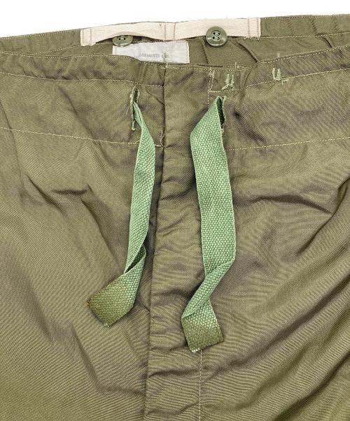 MILITARY（ミリタリー）MILITARY (ミリタリー) カナダ軍ECW WINDPROOFオーバーパンツ グリーン サイズ:EXTRA LARGEの古着・服飾アイテム