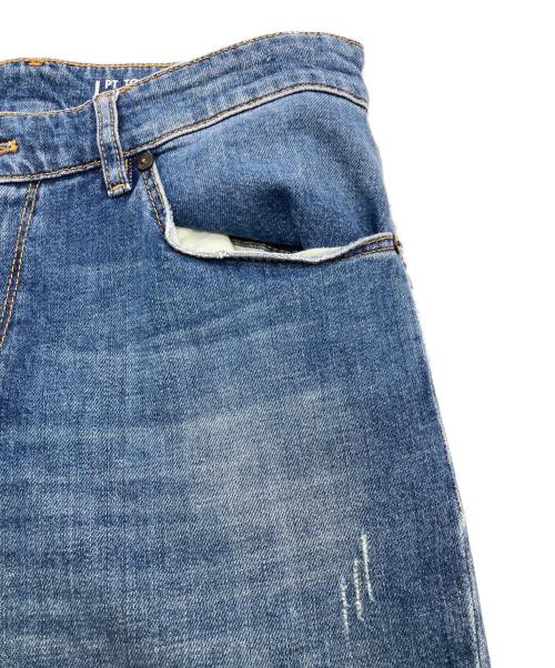 PT TORINO（ピーティートリノ）PT TORINO (ピーティートリノ) SWING ダメージ加工デニムパンツ インディゴ サイズ:34の古着・服飾アイテム
