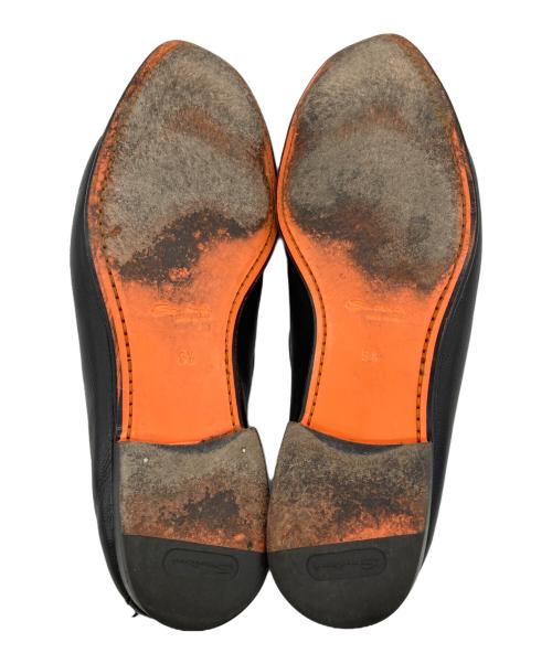 Santoni（サントーニ）Santoni (サントーニ) タッセルローファー ブラック サイズ:9　1/2の古着・服飾アイテム