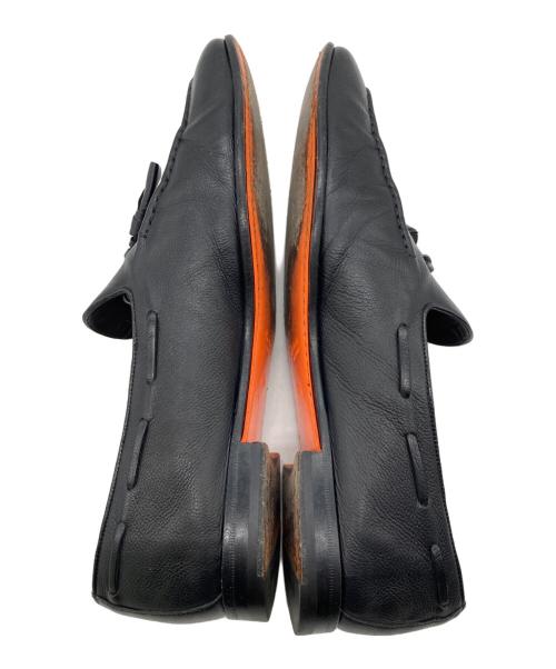 Santoni（サントーニ）Santoni (サントーニ) タッセルローファー ブラック サイズ:9　1/2の古着・服飾アイテム