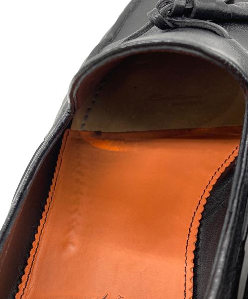 Santoni（サントーニ）Santoni (サントーニ) タッセルローファー ブラック サイズ:9　1/2の古着・服飾アイテム