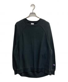 Champion REVERSE WEAVE（チャンピオン リバース ウィーブ）の古着「ラグランスウェット」｜ブラック