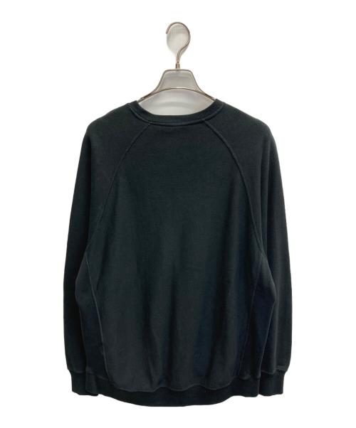 Champion REVERSE WEAVE（チャンピオン リバース ウィーブ）Champion REVERSE WEAVE (チャンピオン リバース ウィーブ) ラグランスウェット ブラック サイズ:Mの古着・服飾アイテム