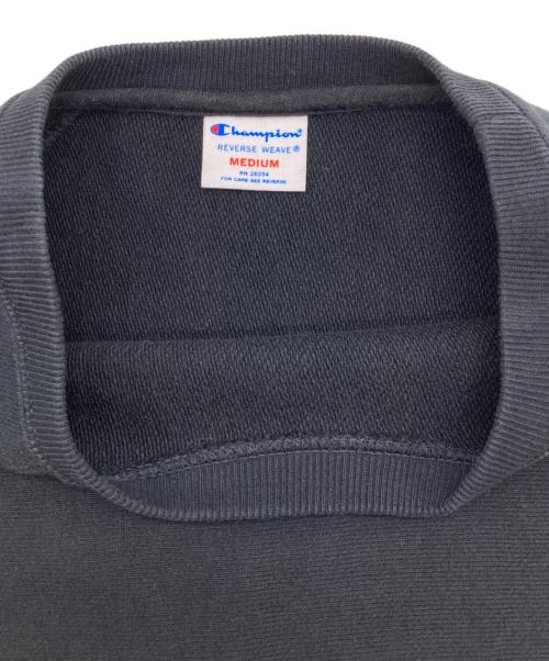 Champion REVERSE WEAVE（チャンピオン リバース ウィーブ）Champion REVERSE WEAVE (チャンピオン リバース ウィーブ) ラグランスウェット ブラック サイズ:Mの古着・服飾アイテム