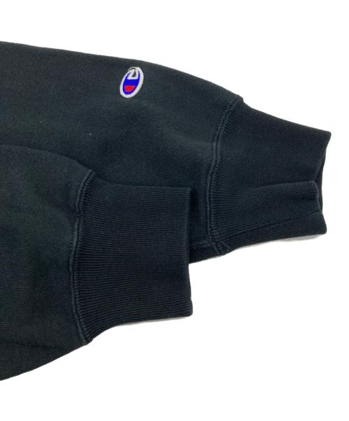 Champion REVERSE WEAVE（チャンピオン リバース ウィーブ）Champion REVERSE WEAVE (チャンピオン リバース ウィーブ) ラグランスウェット ブラック サイズ:Mの古着・服飾アイテム