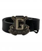 GUCCIグッチ）の古着「Gロゴ バックル ベルト」｜ブラック