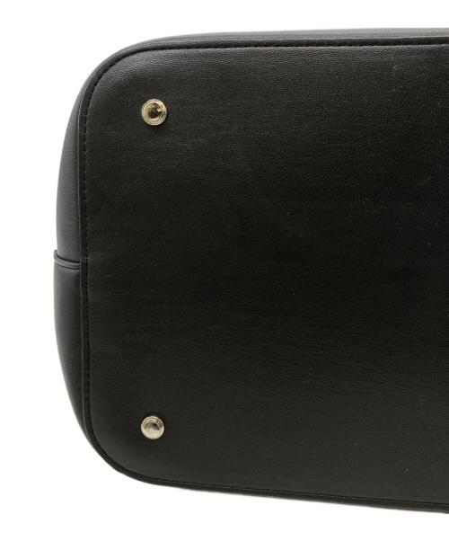 &MyuQ（アンドミューク）&MyuQ (アンドミューク) JUNO A4収納可 ショルダーバッグ シンプル 大人キレイバッグ ブラックの古着・服飾アイテム