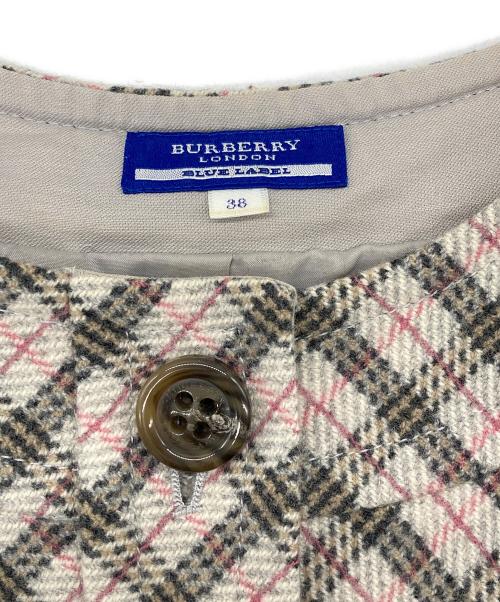 BURBERRY BLUE LABEL（バーバリー ブルー レーベル）BURBERRY BLUE LABEL (バーバリー ブルー レーベル) ノバチェックワンピース ピンク サイズ:38の古着・服飾アイテム