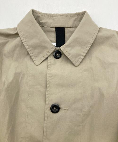 MHL（エムエイチエル）MHL (エムエイチエル) PROOFED COTTON POPLIN ステンカラーコート ベージュ サイズ:Sの古着・服飾アイテム