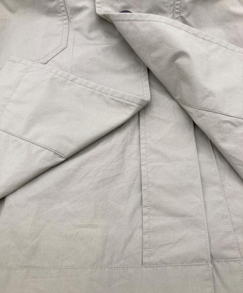 MHL（エムエイチエル）MHL (エムエイチエル) PROOFED COTTON POPLIN ステンカラーコート ベージュ サイズ:Sの古着・服飾アイテム