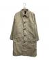 MHL（エムエイチエル）の古着「PROOFED COTTON POPLIN ステンカラーコート」｜ベージュ
