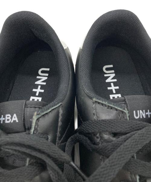 UN+BA（ウンバ）UN+BA (ウンバ) ローカットスニーカー ブラック サイズ:26の古着・服飾アイテム