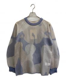 LEINWANDE（ラインヴァンド）の古着「nature camo sheer top」｜ベージュ