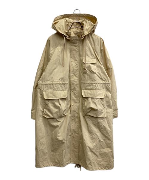 MARITHE+FRANCOIS GIRBAUD（マリテフランソワジルボー）MARITHE+FRANCOIS GIRBAUD (マリテフランソワジルボー) マウンテンナイロンコート ベージュ サイズ:Mの古着・服飾アイテム