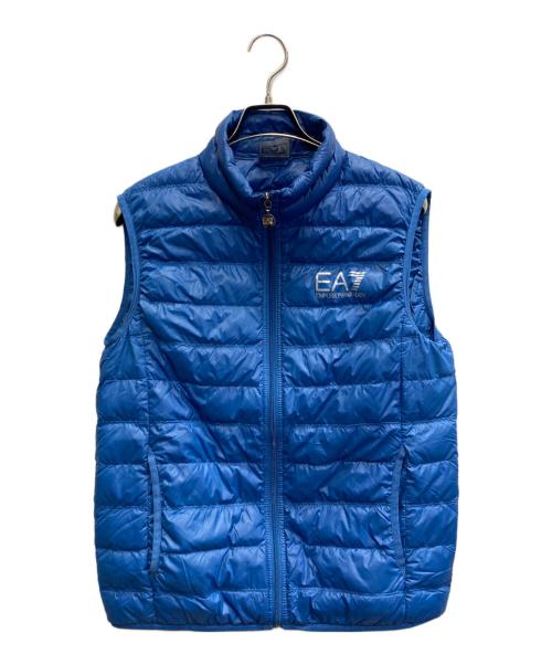 EMPORIO ARMANI（エンポリオ アルマーニ）EMPORIO ARMANI (エンポリオ アルマーニ) ダウンベスト ブルー サイズ:Lの古着・服飾アイテム