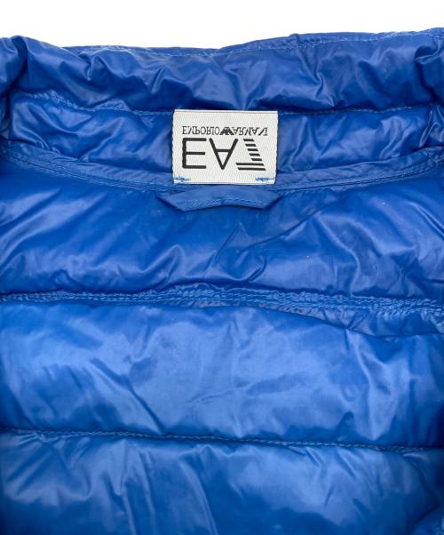 EMPORIO ARMANI（エンポリオ アルマーニ）EMPORIO ARMANI (エンポリオ アルマーニ) ダウンベスト ブルー サイズ:Lの古着・服飾アイテム
