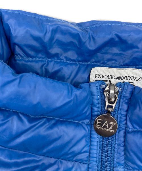 EMPORIO ARMANI（エンポリオ アルマーニ）EMPORIO ARMANI (エンポリオ アルマーニ) ダウンベスト ブルー サイズ:Lの古着・服飾アイテム
