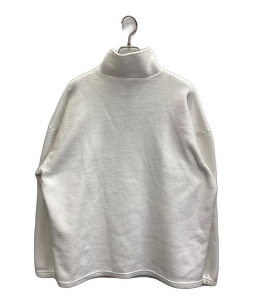 NIKE（ナイキ）NIKE (ナイキ) ハーフジップフリーススウェット ホワイト サイズ:XLの古着・服飾アイテム