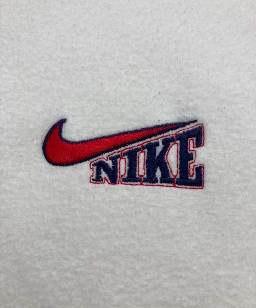 NIKE（ナイキ）NIKE (ナイキ) ハーフジップフリーススウェット ホワイト サイズ:XLの古着・服飾アイテム