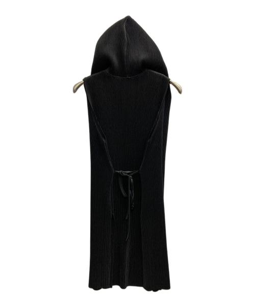 SPECCHIO（スペッチオ）SPECCHIO (スペッチオ) フーデッドロングベスト ブラック サイズ:40の古着・服飾アイテム