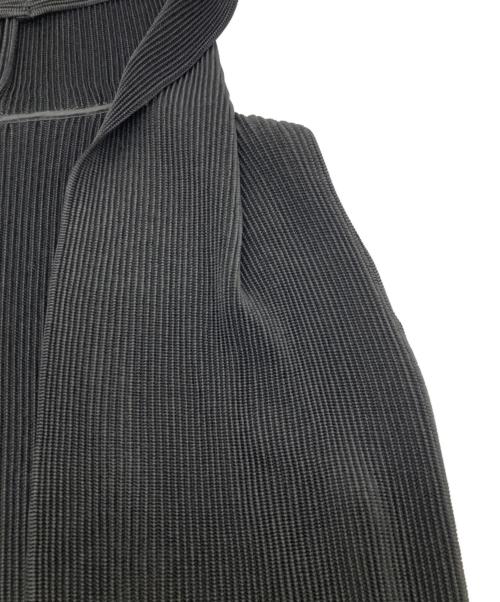 SPECCHIO（スペッチオ）SPECCHIO (スペッチオ) フーデッドロングベスト ブラック サイズ:40の古着・服飾アイテム