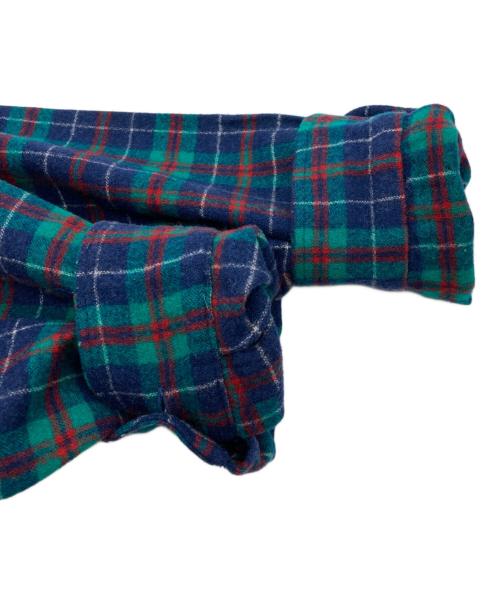 PENDLETON（ペンドルトン）PENDLETON (ペンドルトン) 70s ウールネルシャツ 【USA製】 ネイビー サイズ:Lの古着・服飾アイテム