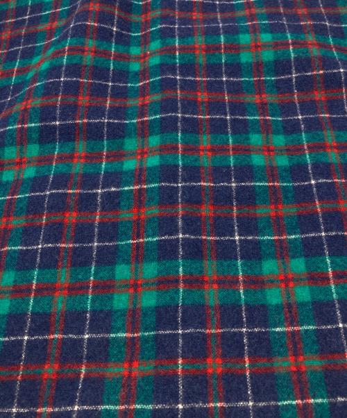 PENDLETON（ペンドルトン）PENDLETON (ペンドルトン) 70s ウールネルシャツ 【USA製】 ネイビー サイズ:Lの古着・服飾アイテム