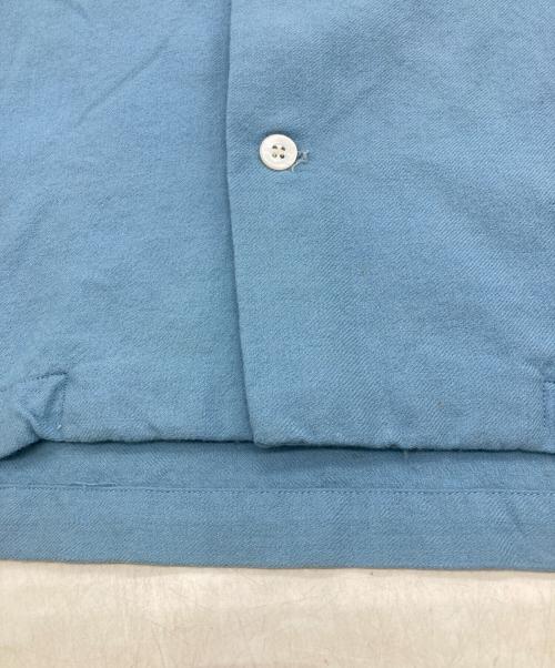 Lanerossi（ラネロッシ）Lanerossi (ラネロッシ) 50s ヴィンテージオープンカラーシャツ スカイブルー サイズ:表記無の古着・服飾アイテム