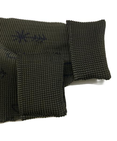 me ISSEY MIYAKE（ミーイッセイ ミヤケ）me ISSEY MIYAKE (ミーイッセイ ミヤケ) 転写 プリーツカットソー グリーン サイズ:-の古着・服飾アイテム