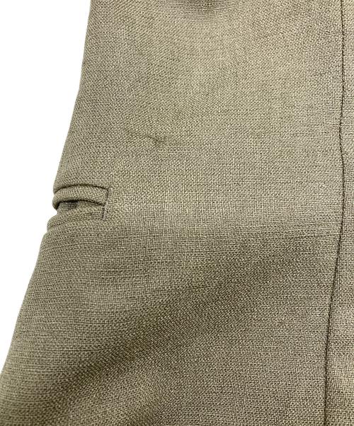 BEIGE（ベイジ）BEIGE (ベイジ) ノーカラージャケット ベージュ サイズ:Mの古着・服飾アイテム