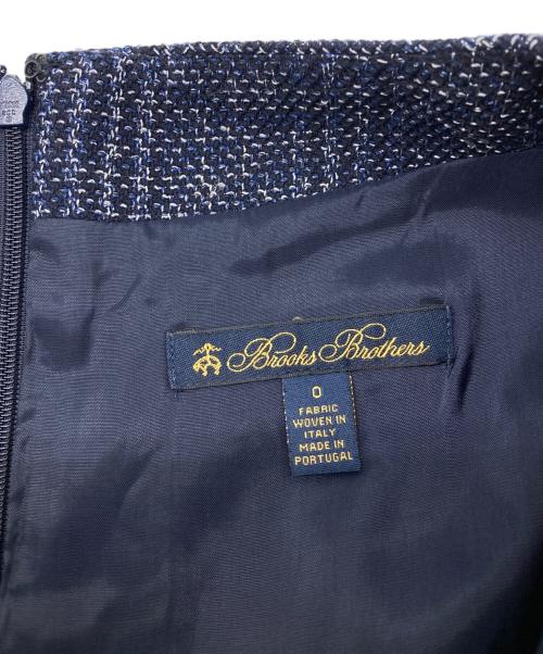BROOKS BROTHERS（ブルックスブラザーズ）BROOKS BROTHERS (ブルックスブラザーズ) Piemontese（ピエモンテーゼ）ノースリーブワンピース ネイビー サイズ:F34の古着・服飾アイテム