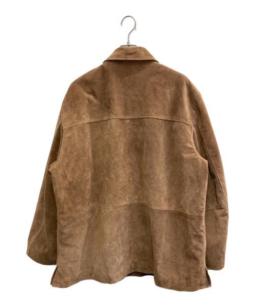 J.CREW（ジェイクルー）J.CREW (ジェイクルー) スエードシャツブルゾン/00’S ブラウン サイズ:XLの古着・服飾アイテム
