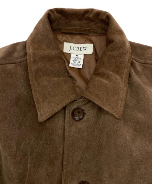 J.CREW（ジェイクルー）J.CREW (ジェイクルー) スエードシャツブルゾン/00’S ブラウン サイズ:XLの古着・服飾アイテム