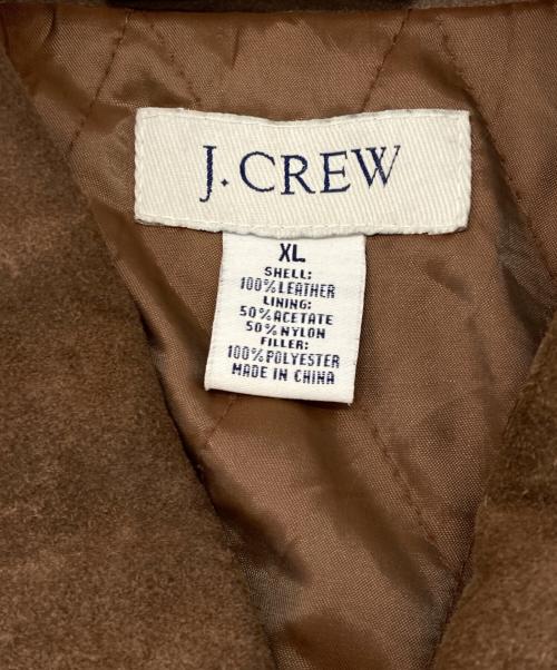 J.CREW（ジェイクルー）J.CREW (ジェイクルー) スエードシャツブルゾン/00’S ブラウン サイズ:XLの古着・服飾アイテム
