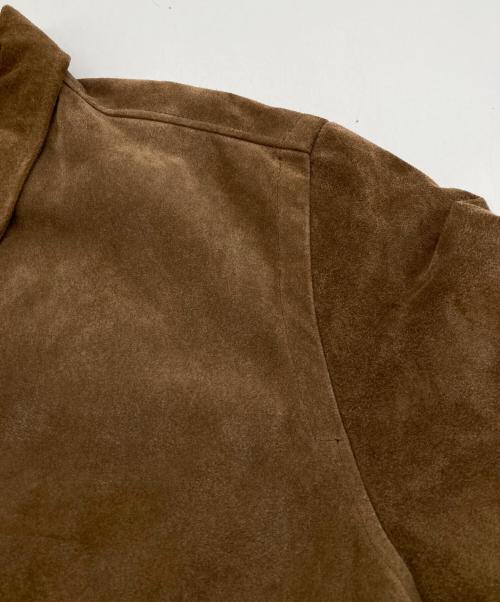 J.CREW（ジェイクルー）J.CREW (ジェイクルー) スエードシャツブルゾン/00’S ブラウン サイズ:XLの古着・服飾アイテム