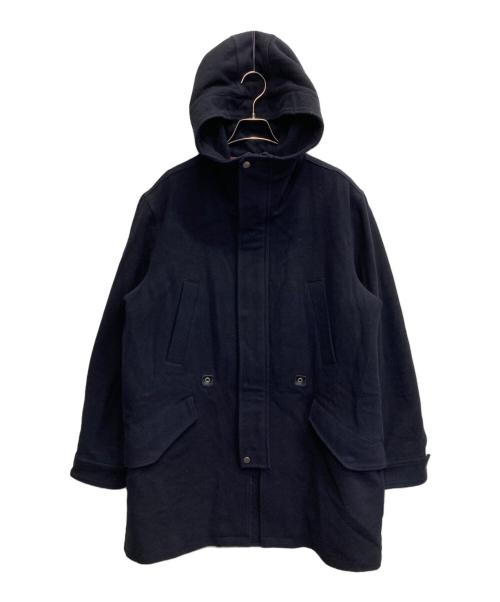 COLE HAAN（コールハーン）COLE HAAN (コールハーン) フーデットウールコート ネイビー サイズ:Lの古着・服飾アイテム